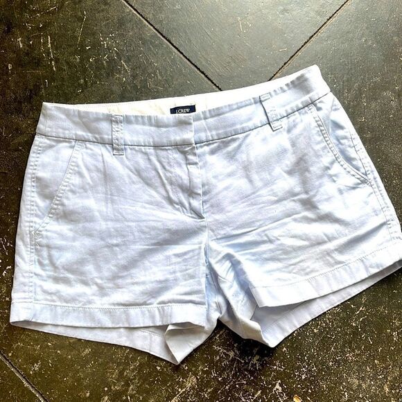 J. Crew Factory flat front cotton chino shorts sz 4 - Picture 1 of 6